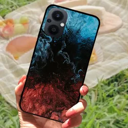 Lion & Wolf Custodia per Telefono in TPU Silicone Morbido con Design Marmorizzato