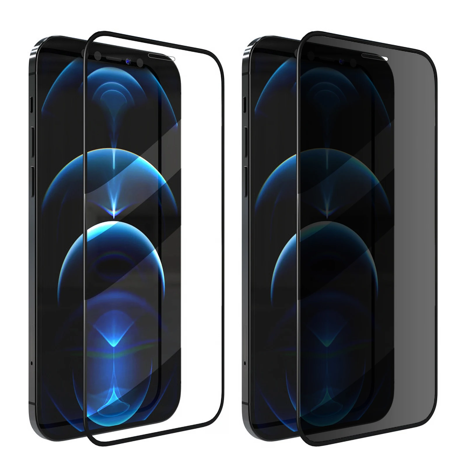 Privacy Screen Tempered Glass Ultrathin For Iphone13 Hd Dustproof Full