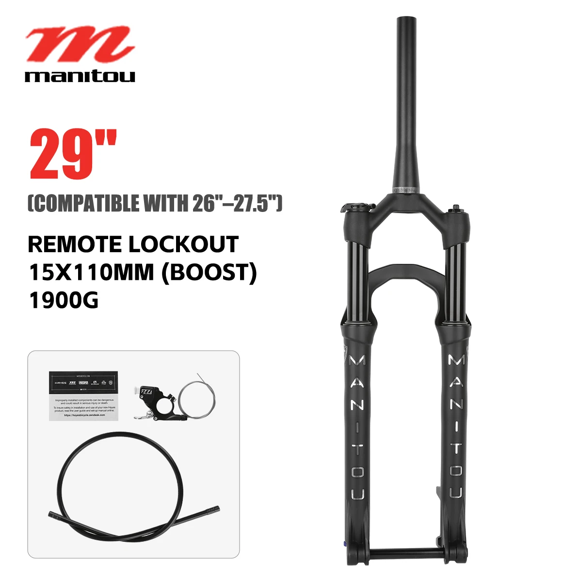 MANITOU 29inch MTB BOOST Bike Fork M30 Suspension Fork
