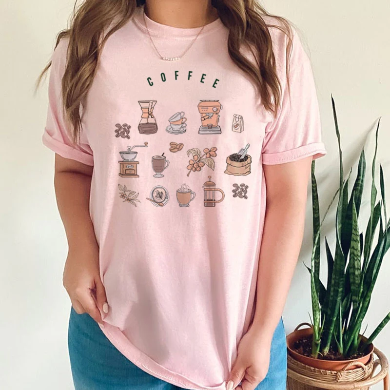 COFFEE Graphic Round Neck Tee main image 1