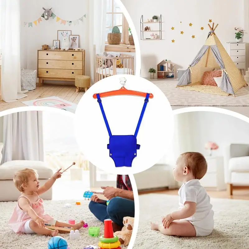 Doorway Jumper Jumper For Baby With Cloth Exersaucer Activity Seat And Doorway Baby Exerciser With Adjustable Chain