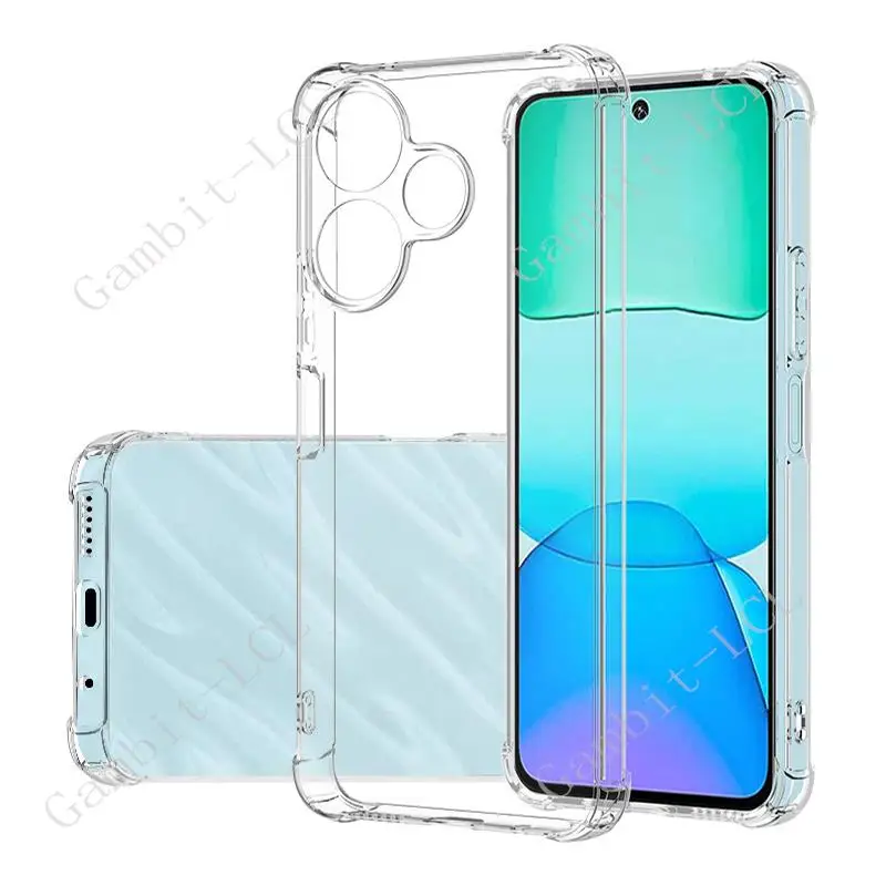 Shockproof Anti-Fall Silicone Case - Durable Protection with Soft TPU