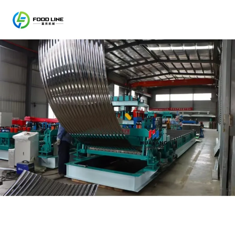 Silo Making Machine Corrugated Roll Forming Punching Curving Crimping Grain Panel Machine Stable Performance for Grain Storage 6