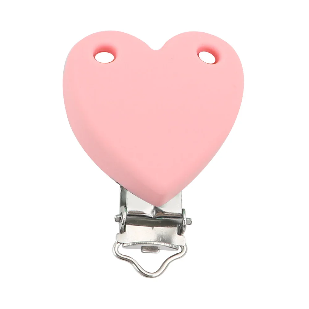 Clip in metallo a forma di cuore per ufficio e scuola - 200 pz