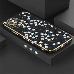Floral Shockproof Soft Phone Case with Printed Design for Xiaomi 13 (Black - 777)