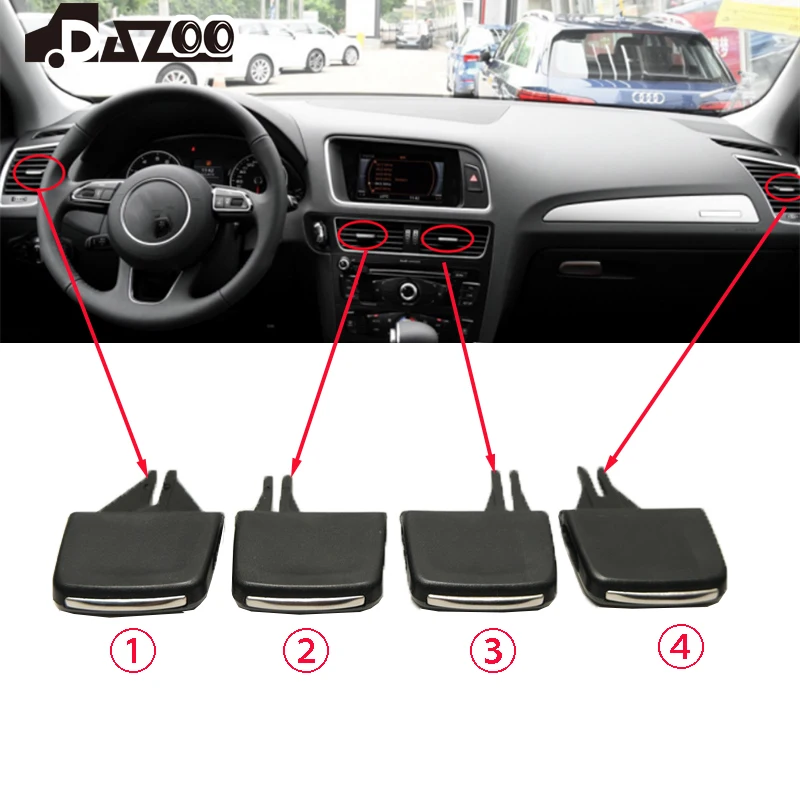 AC Air Conditioner Vent Grille Adjust Clip Repair For Audi Q5 2009-8R1820901 8R1820902 8R1820951C