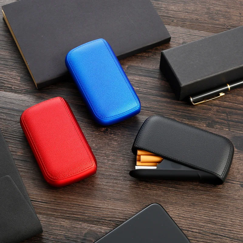 

Cigarette PU Leather Holder Case for 10pcs King Size 84mm Cigarettes