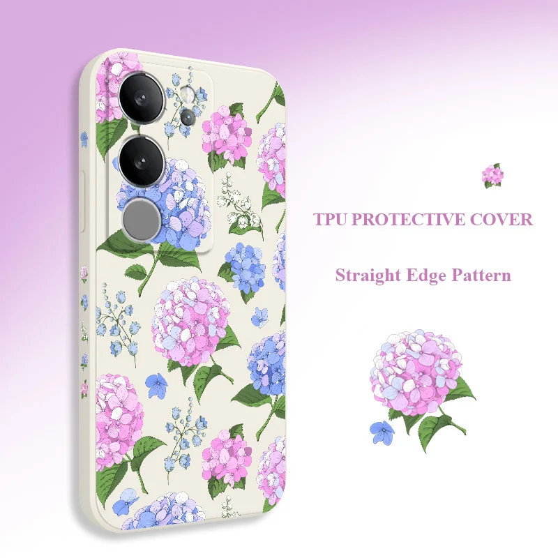 Elegant Hydrangeas Phone Case - Artistic Floral Design