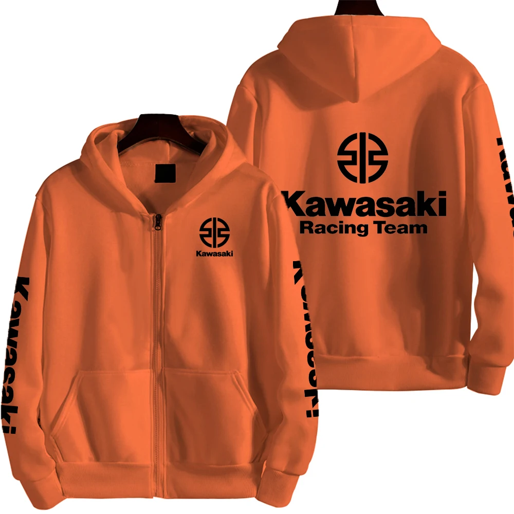 Kawasaki ロゴ入りフード付きジャケット Sb7a9f2d51b104428b840c7404de71