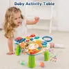VATOS Baby Walker 5 in 1 Sit-to-Stand Learning Scooter Balance Bike Push Walker Table Toys with Music for Toddlers Infant Kids 4