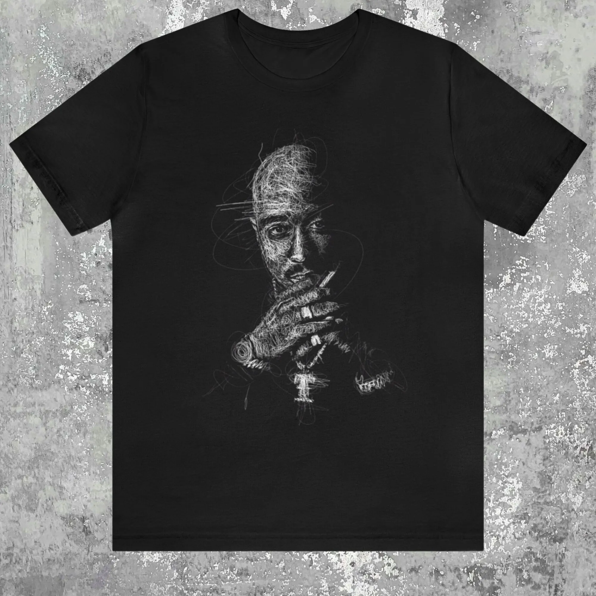 2 Pac Maglietta Unisex Old School Rap Legend Tupac Shakur Uomo Donna Design