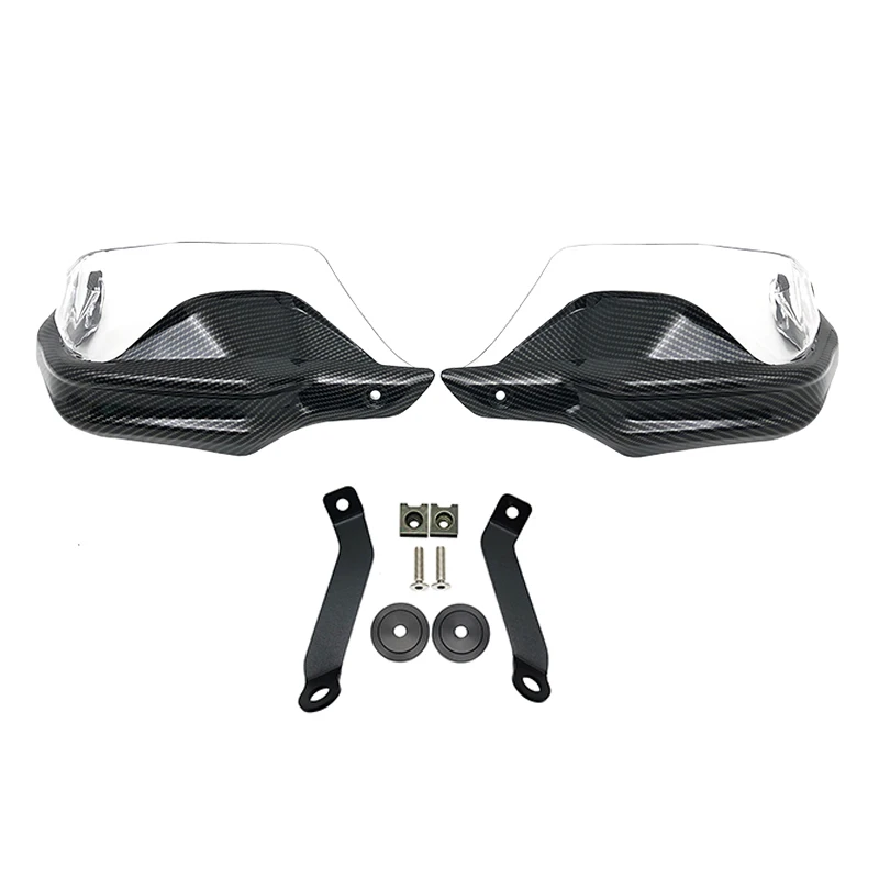 Carbon Fiber Motorcycle Handguard with Wind Protection