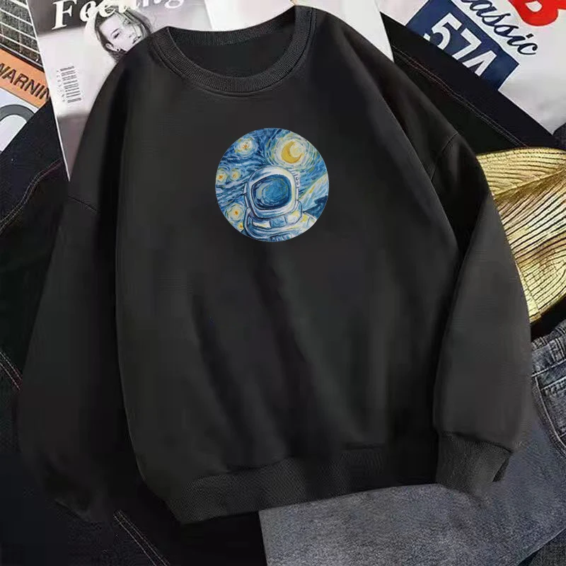 Women's Pullovers Fashion Tops Sweater Prints Casual Women's Round Neck Clothing Women's Harajuku Urban Women