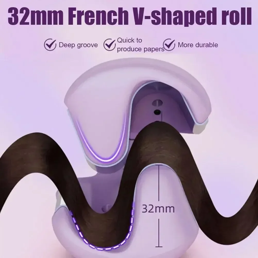 Temperature adjustable 32 mm hair curler Hair curler Tool Egg Roll Long-lasting Set Fast heated deep wave electric hair curler 4