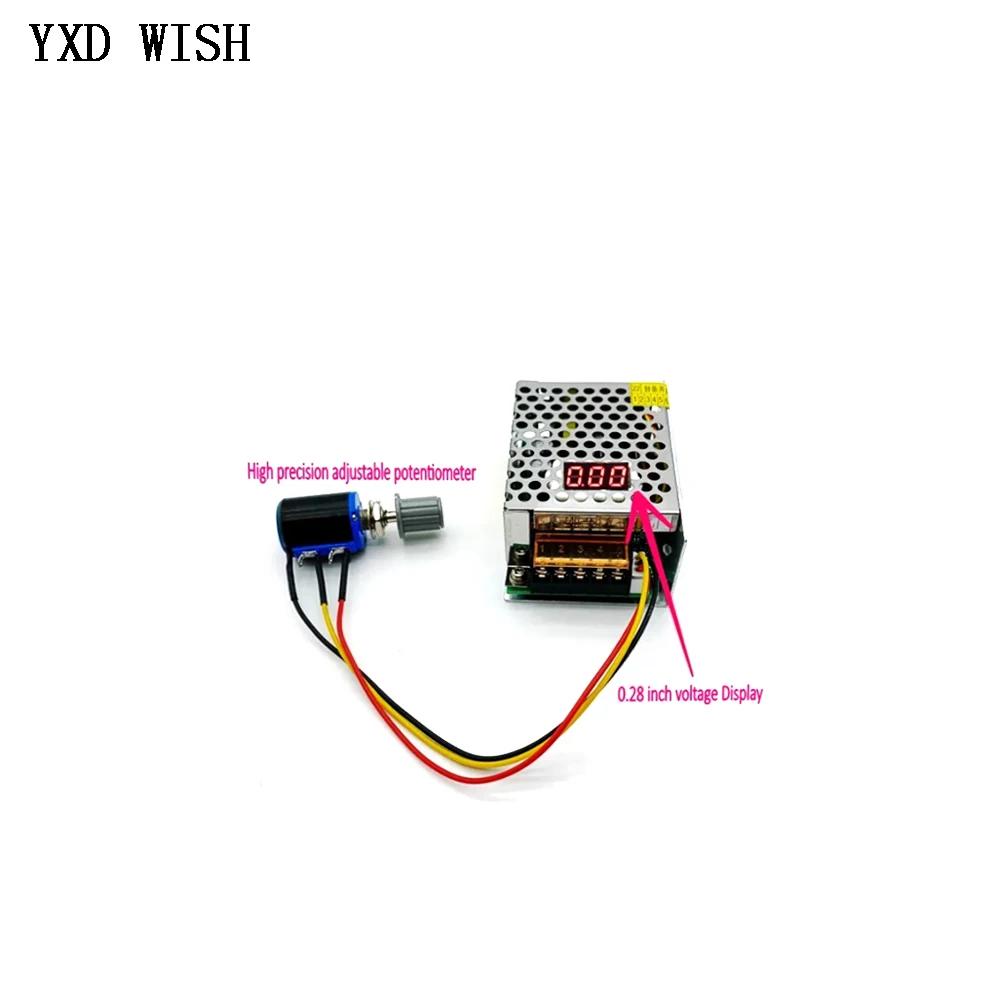 25W 조정 가능한 12V 24V 36V 스위칭 전원 공급 장치 DC 0-12V 2A 0-24V 1A 0-36V 0.7A 디지털 디스플레이 SMPS 소스 변압기