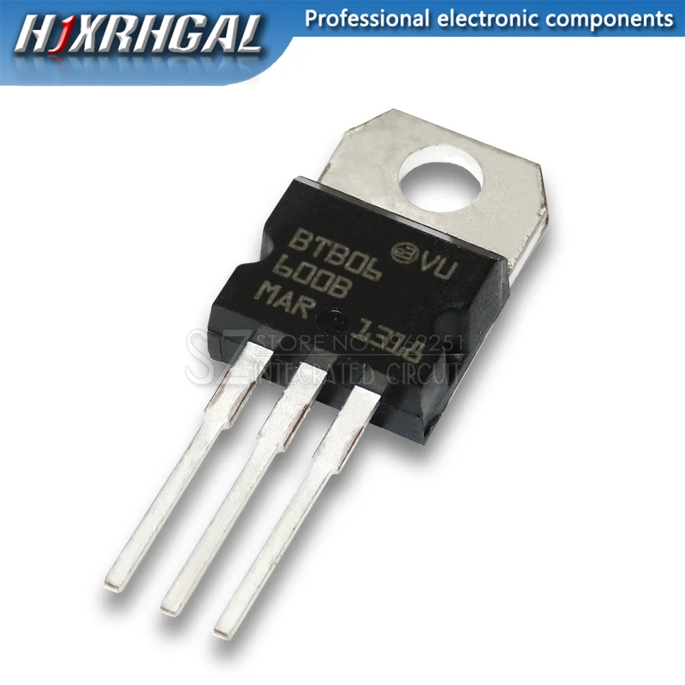 10pcs BTB12-600C Triac - TO-220 Package - Electronic Components