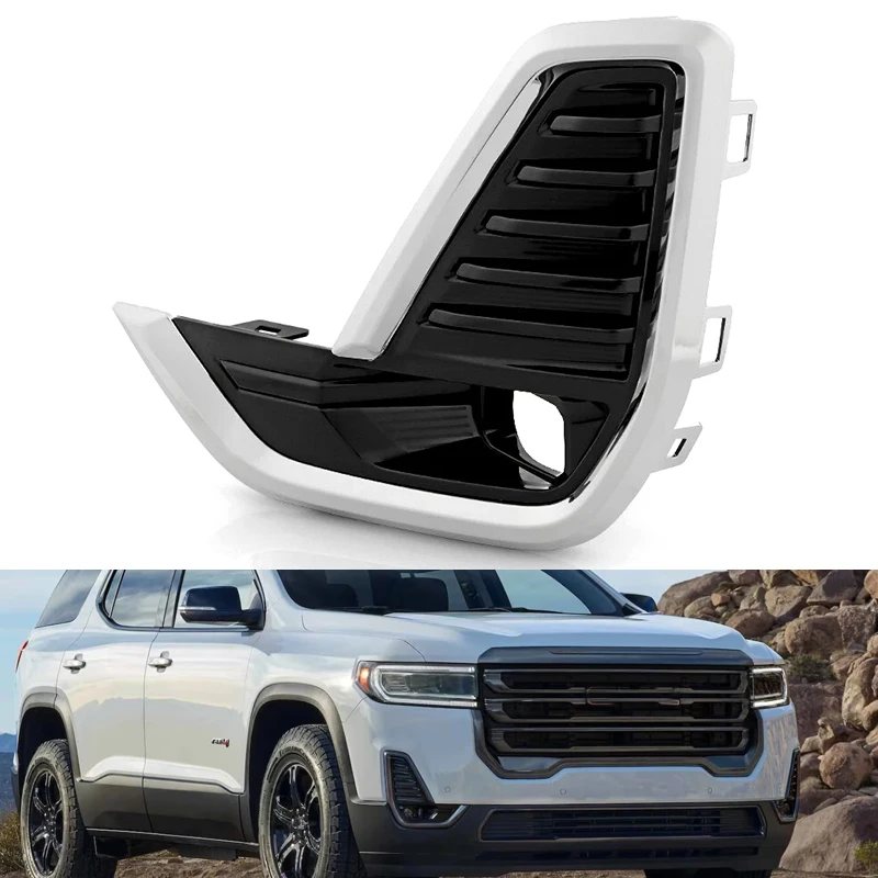 For GMC Acadia 2020 2021 2022 2023 Car Front Fog Lamp Cover Trim Fog ...