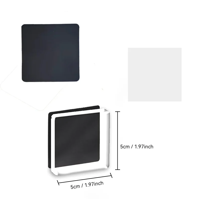 5/10PCS DIY Acryl Kühlschrank Magnete Leere Kühlschrank Rechteck Aufkleber Küche Büro Dekor Kreative Geburtstag DIY Handwerk Geschenk – Detail 1