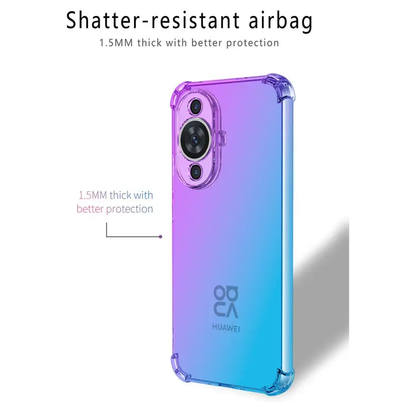 Shockproof Gradient TPU Protective Smartphone Case