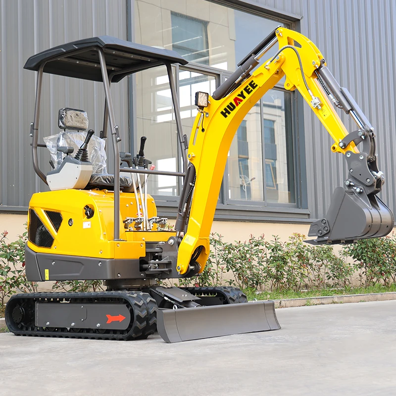 Günstiger Mini-Bagger 1,8 Tonnen Multifunktionaler Kleiner Bagger Mini-Escavatore 2 Tonnen Händlergesucht Tragbarer Mini-Bagger