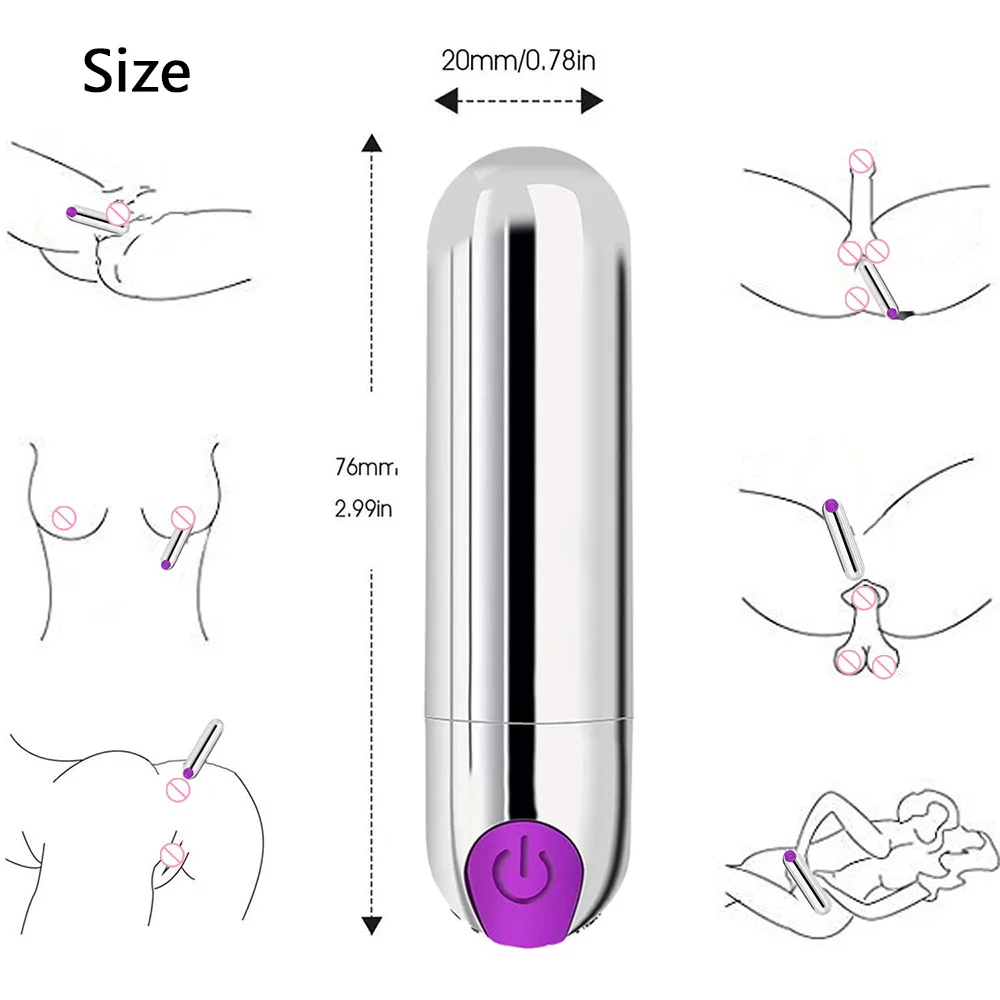 

10 Speed Powerful Lesbian Masturbator Bullet Vibrators Female Clit Stimulator Vibrating Vagina Orgasm Massager Sex Toy For Women