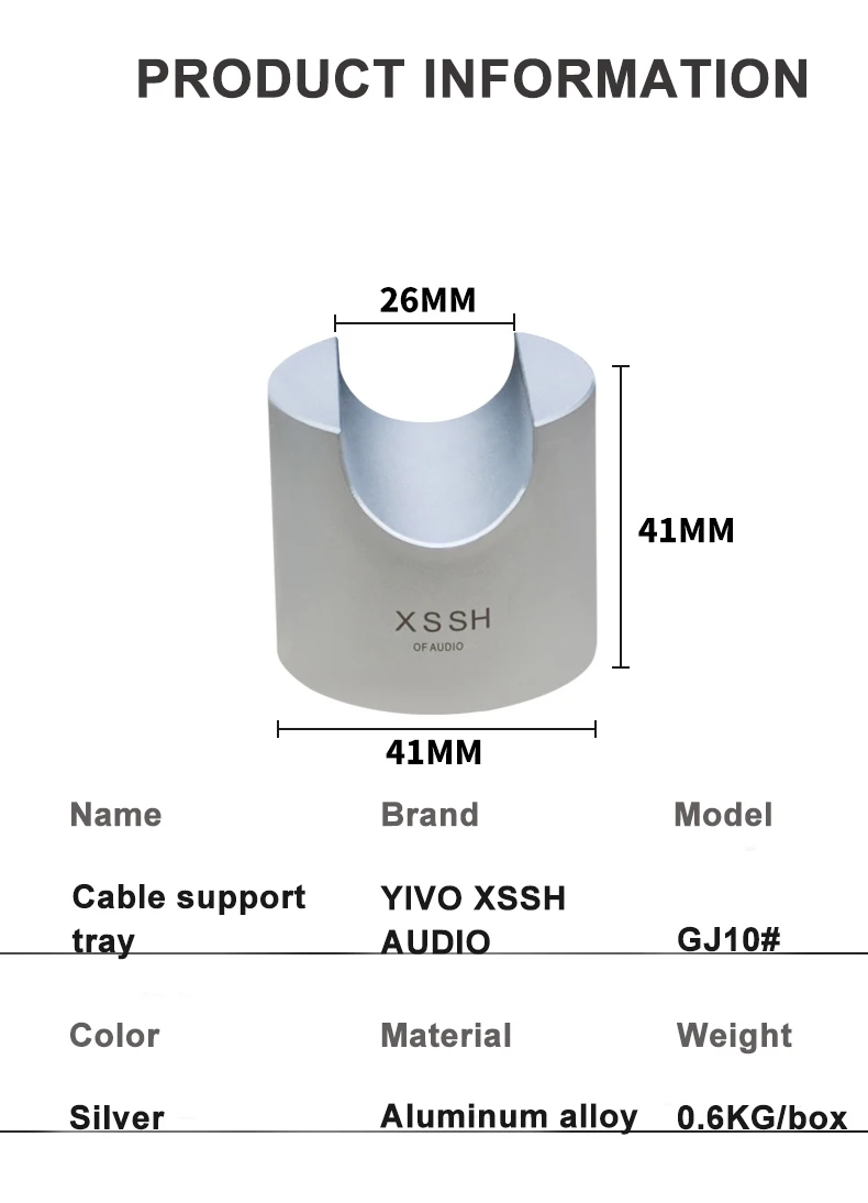 HIFI Kabel Tray Stand Spike Unterstützung Rahmen Reinem Aluminium Hinter Pad Multi-funktion Stoßdämpfer Power Lautsprecher Kabel Füße – Detail 10