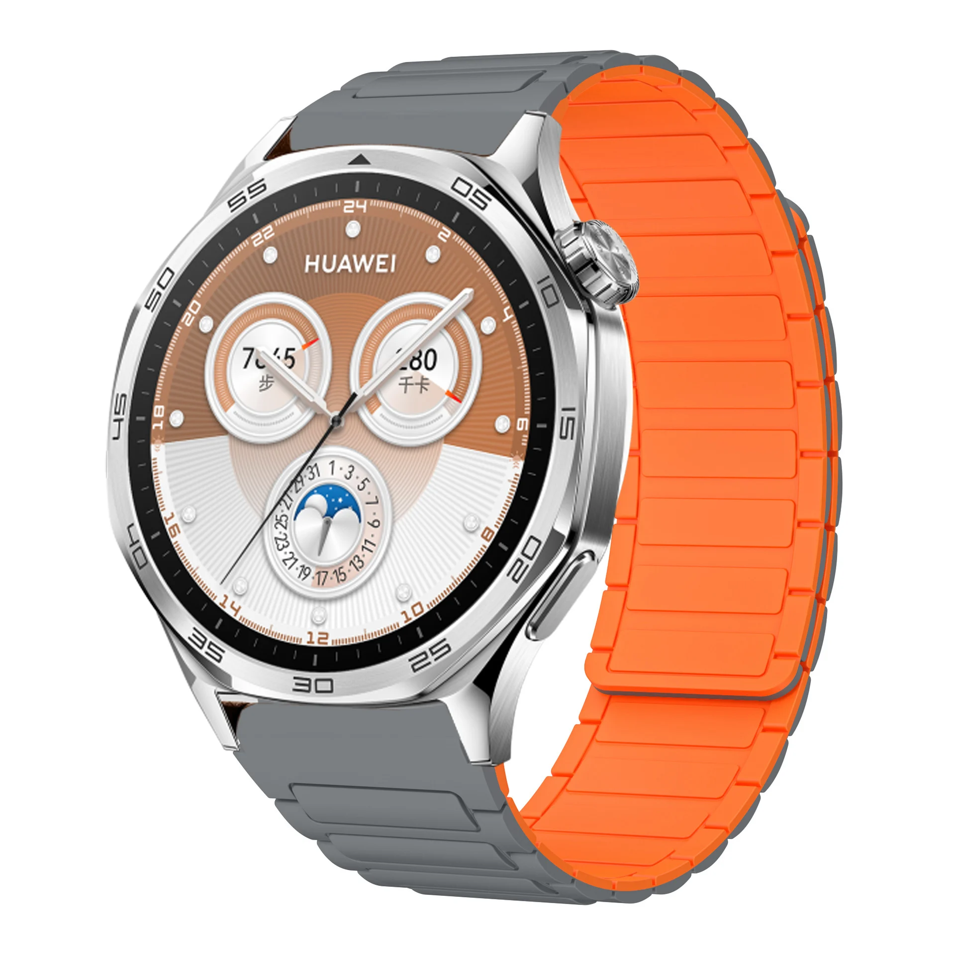 22mm Magnetic Silicone Sport Watch Strap