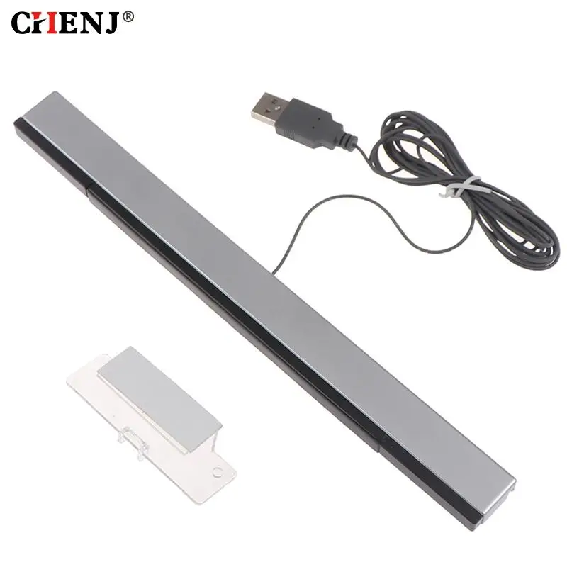 ForWii Video Game Sensor Bar Wired Receivers Infrared IR Signal Ray USB Plug Replacement Sensor Bar forWii Remote