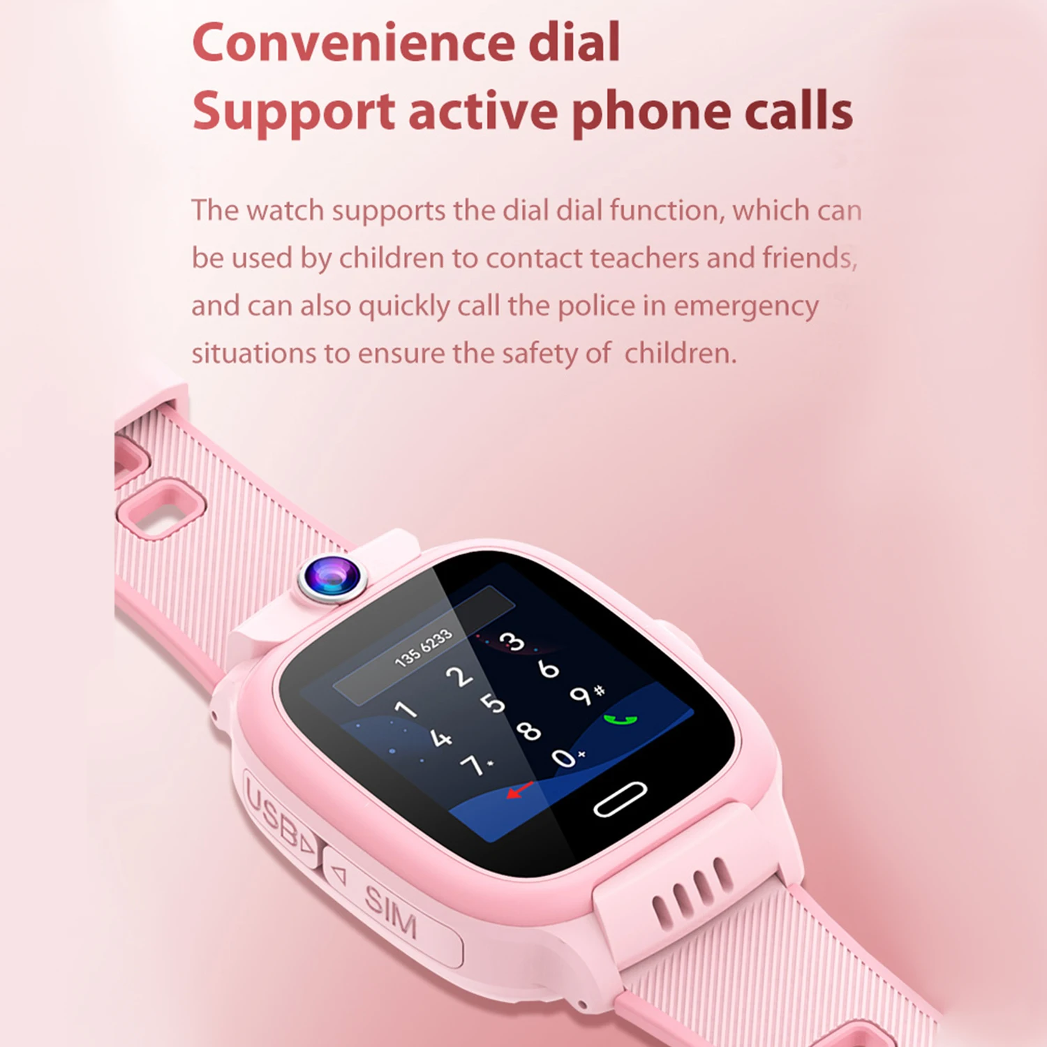 Montre Intelligente Femme DDIOYIUR Kids Smart Watch, 4G GPS
