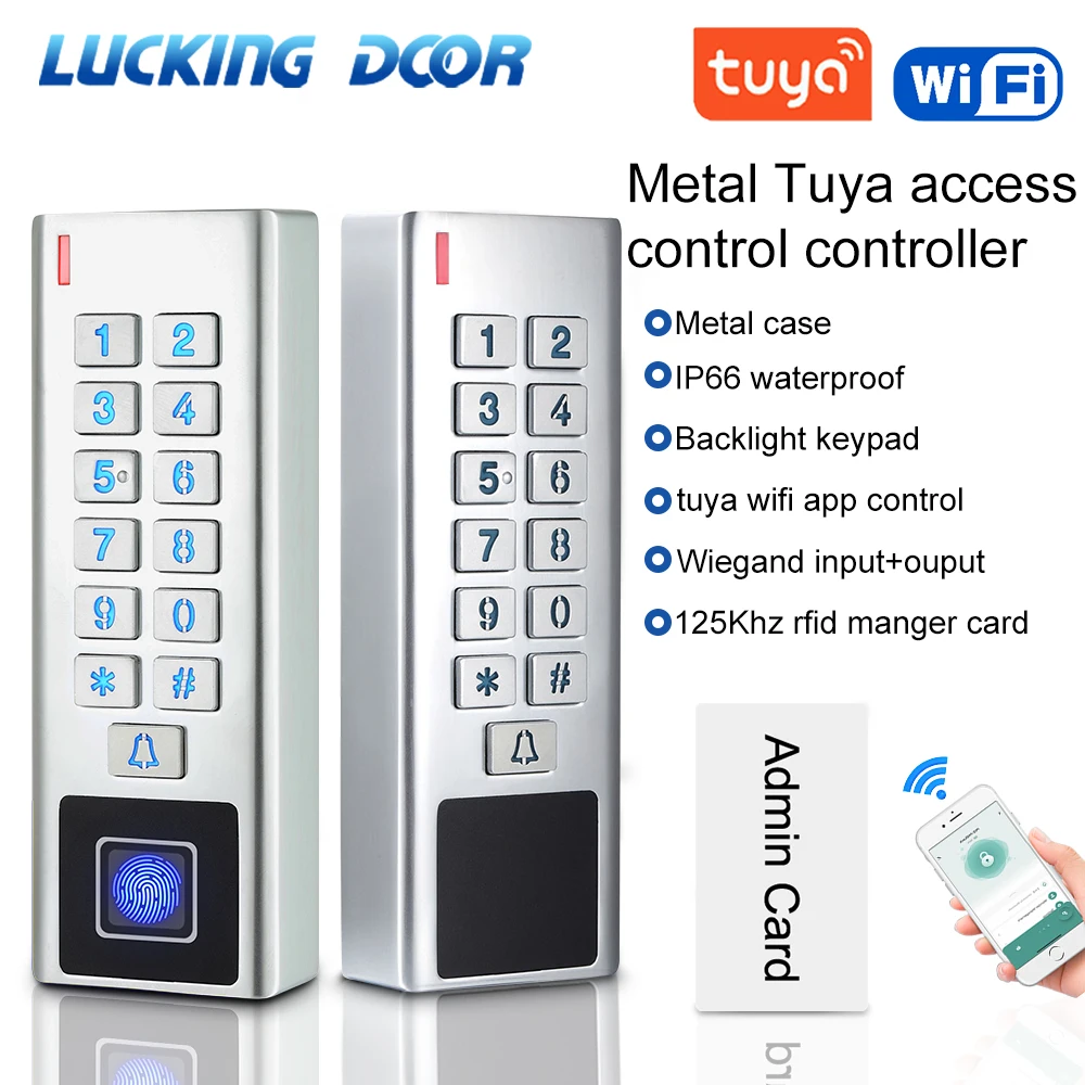 WIFI App Biometric Fingerprint Access Controller Keypad