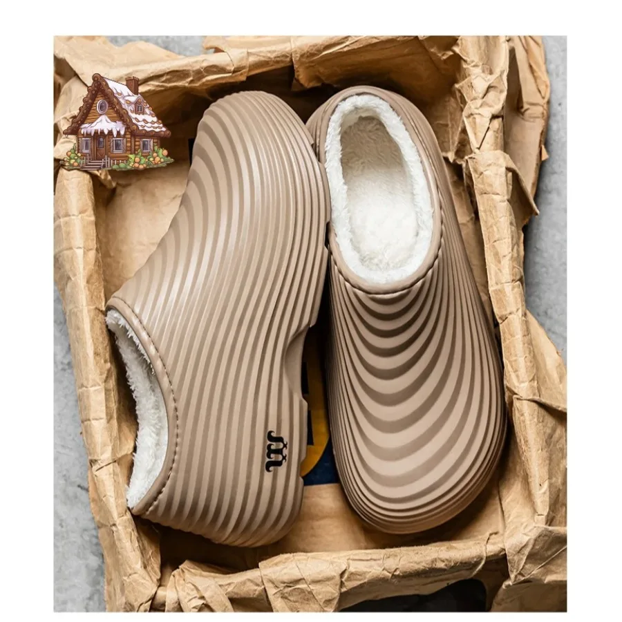 2025 New Men's Winter Cotton Shoes Are Waterproof and Anti-slip. Chef Shoes Are Warm and Easy To Clean. Kitchen Shoes 36-44