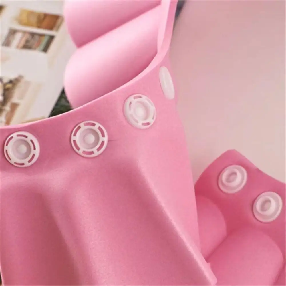 Soft PVC shower cap adjustable in size with ear protection function for hair washing hair wash hat shampoo shower cap