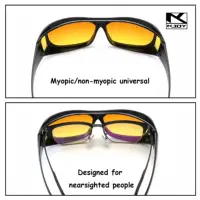 2025 KJOY marque Vision nocturne lunettes de soleil voiture nuit conduite lunettes pilote lunettes unisexe lunettes de soleil Protection UV lunettes de soleil 3