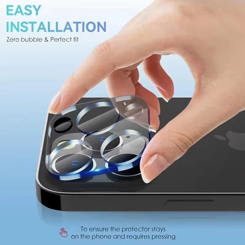 Premium Full Cover Tempered Glass with Camera Protection - 1 to 3 Pieces