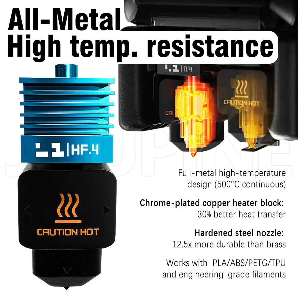 H2S H2C H2d Highflow 3D Hotend ≥65mmm³ /s For Bambu Lab H2D