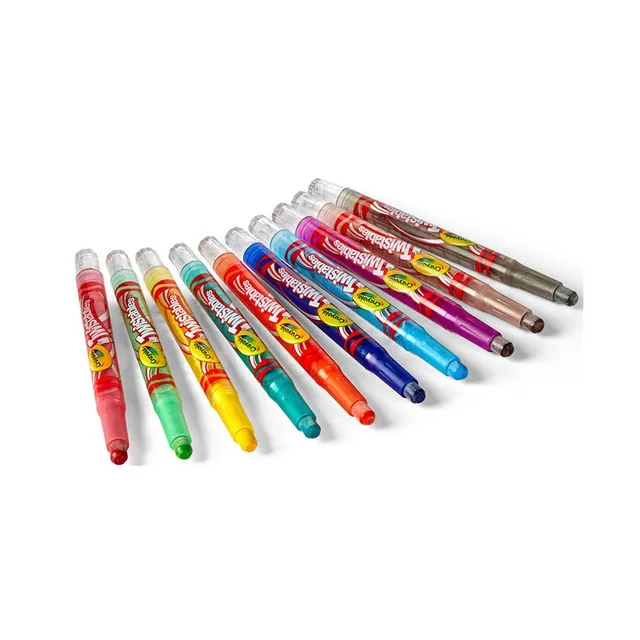 Crayola Twistables Kids Coloring Set 10 Color Mini Twistable Crayons  52-9715 - Crayons/water-color Pens - AliExpress