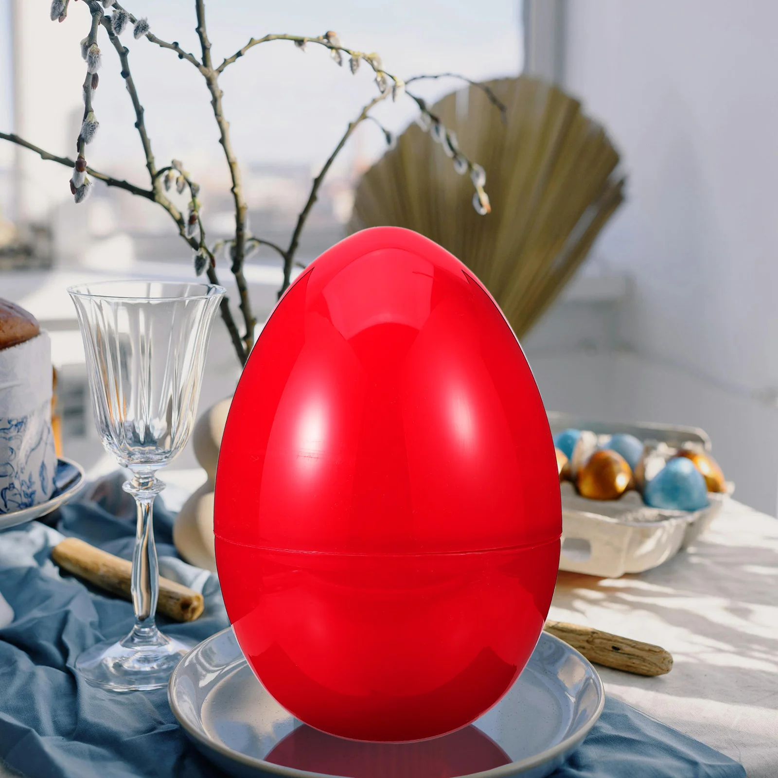 Ipetboom Uova Di Pasqua Non Riempite Uova Di Pasqua Di Plastica Vuote Scatole Di Caramelle Riempibili All'Ingrosso Caccia All'Uovo Di Pasqua Uovo A So