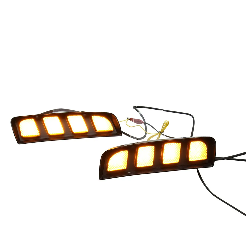 

Автомобильные светодиодные противотуманные фары, сигнал поворота для Honda Civic, дневные ходовые огни 2017, 2018, 2019, пара