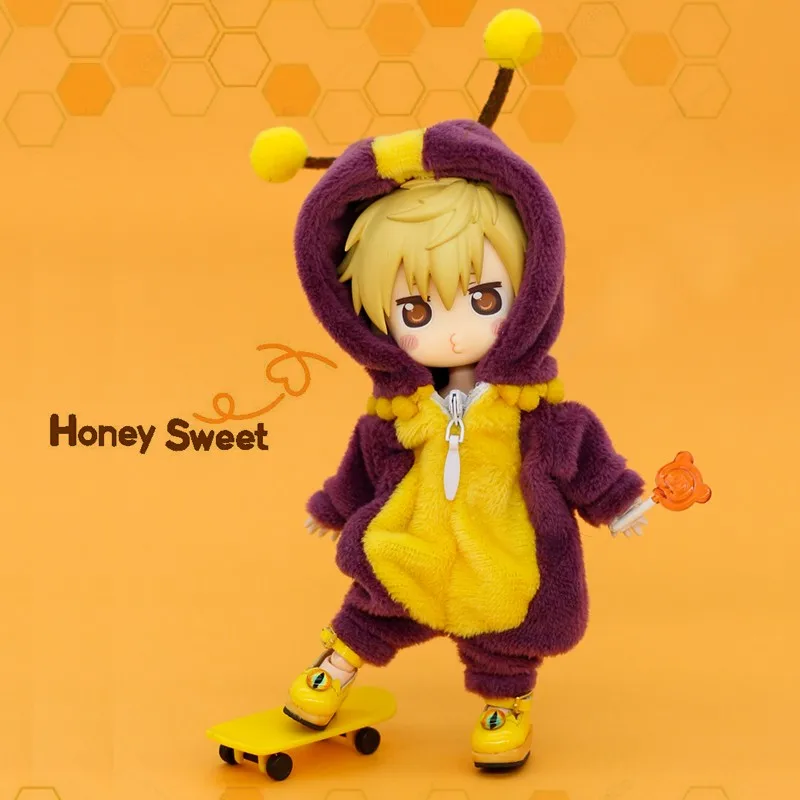 Ob11 Doll Animal Yellow Bee Clothing Set With Wing Doll Cosplay Clothes For Nendoroids Obitsu11 Molly Ymy Gsc 1/12 Bjd Doll 4