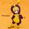 Ob11 Doll Animal Yellow Bee Clothing Set With Wing Doll Cosplay Clothes For Nendoroids Obitsu11 Molly Ymy Gsc 1/12 Bjd Doll 4