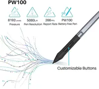 HUION HS64 Graphic Tablet 6Inch Drawing Tablets Digital Pen Pad Writing Drawing Board 8192 Stylus for Android Windows Mac Laptop 6