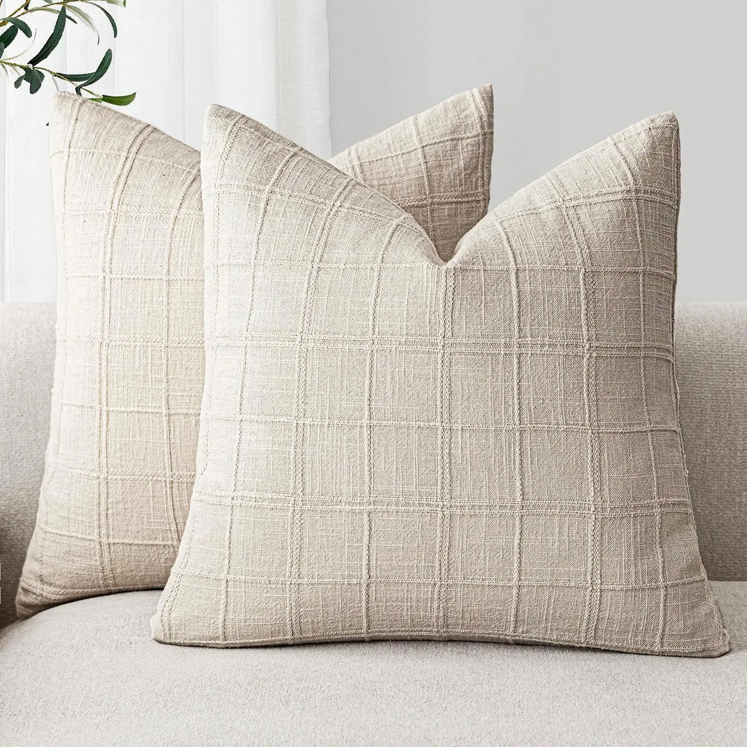 Green Square Cushion Cover image 11