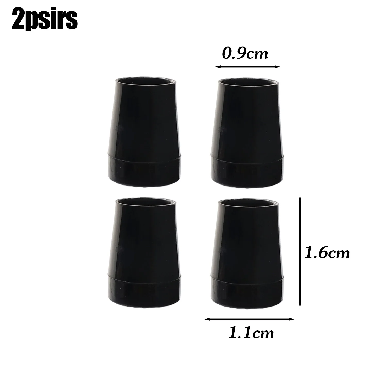 TPU Heel Protector Cap - Slip-On Anti-Slip Noise Reduction Cushion, Black/Clear Shoe Accessory