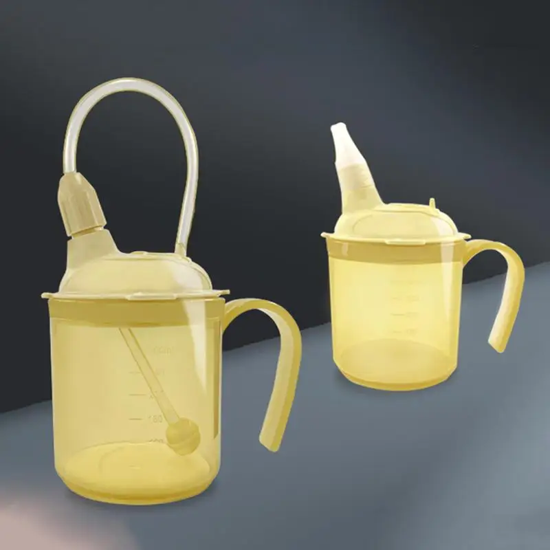 

Adult Sippy Cup With Straw For Liquids Water Drinking Bottle Hot Cold Beverages Multi Usage Leak Proof Mobility Friendly Flask