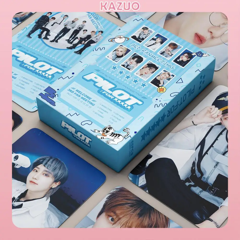 

KAZUO 55 шт. потертый детский пилто: для альбома Lomo Card Kpop фотооткрытки почтовые открытки