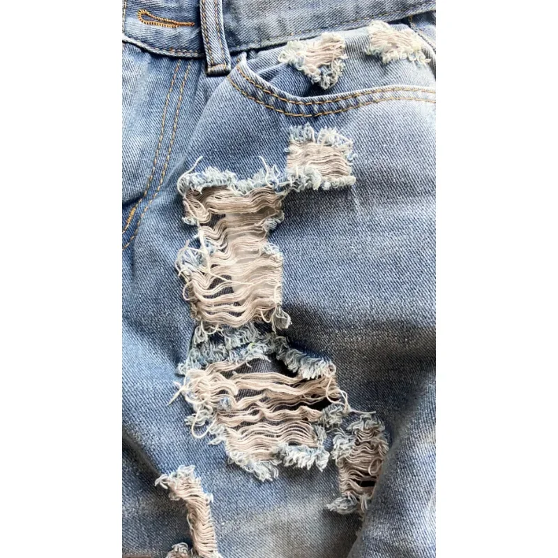 Calze Jeans Strappati E Collant Collant Sotto Jeans Strappati