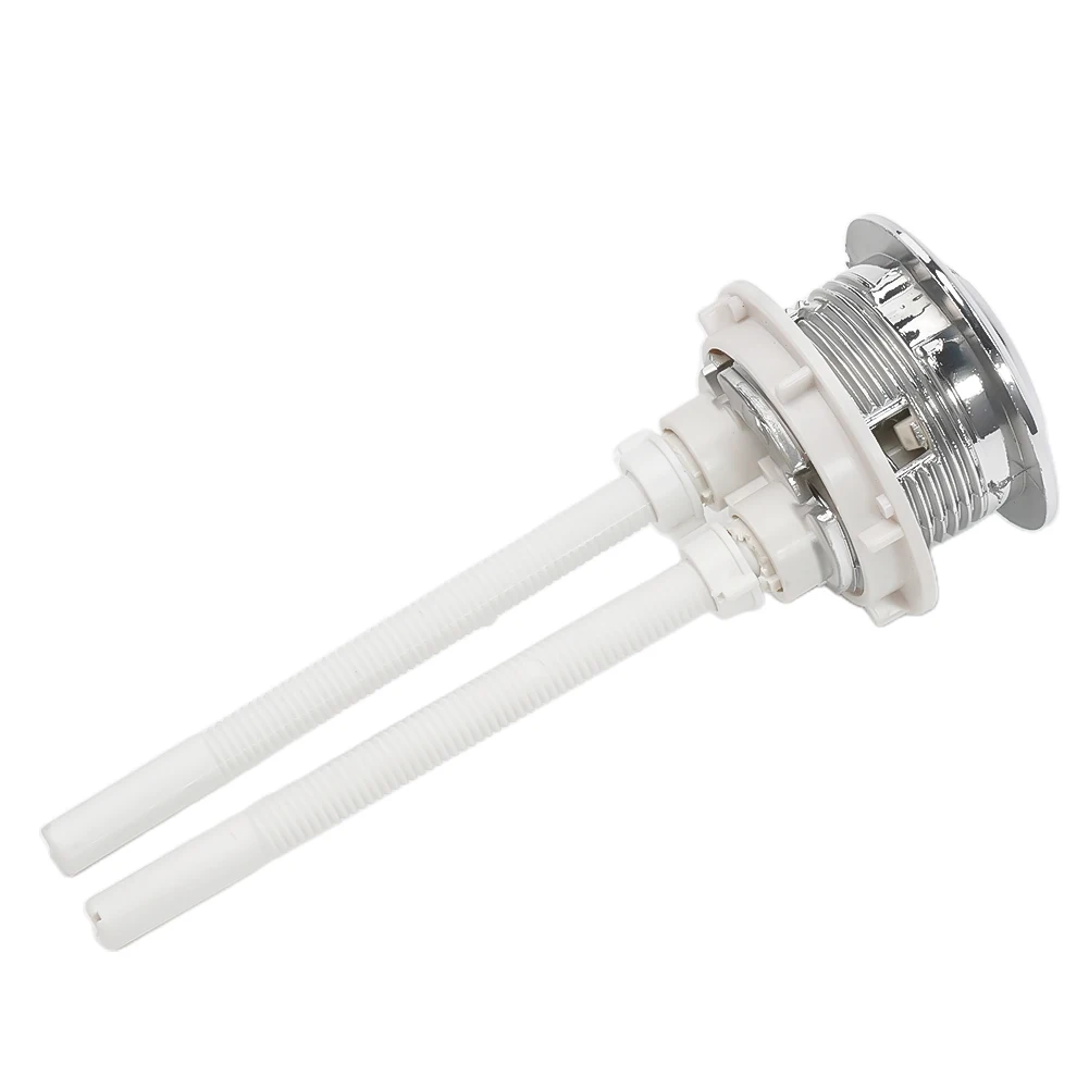 Dual Flush 38mm Toilet Water Tank Round Valve Rods Push Button Off Tool ABS Bi-Crescent For Bathroom Toilet Cisterns