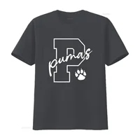 Pumas femmes t-shirt noir S vintage lavé polyvalent légèrement graphique décontracté unisexe haut pour un usage quotidien confortable 4