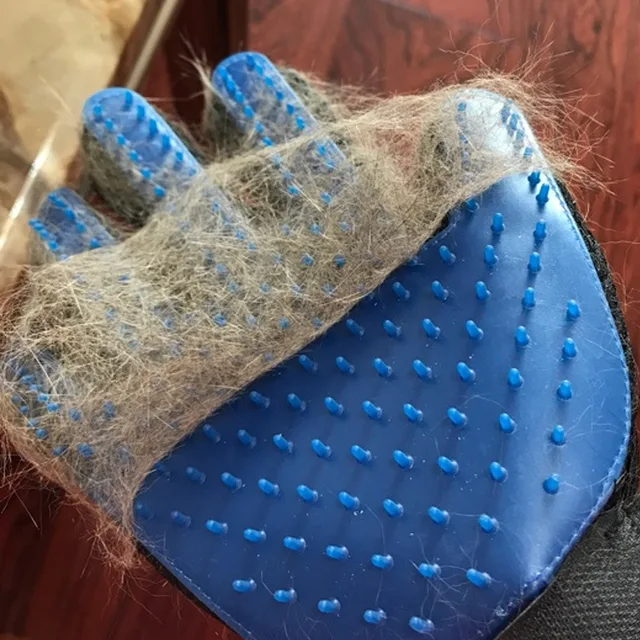 Hot Sell 1PC Cat Hair Remove Gloves Rubber Pet Beauty Cleaning Grooming Effective Massage Dog Combs Floating Brush 6 Color 3