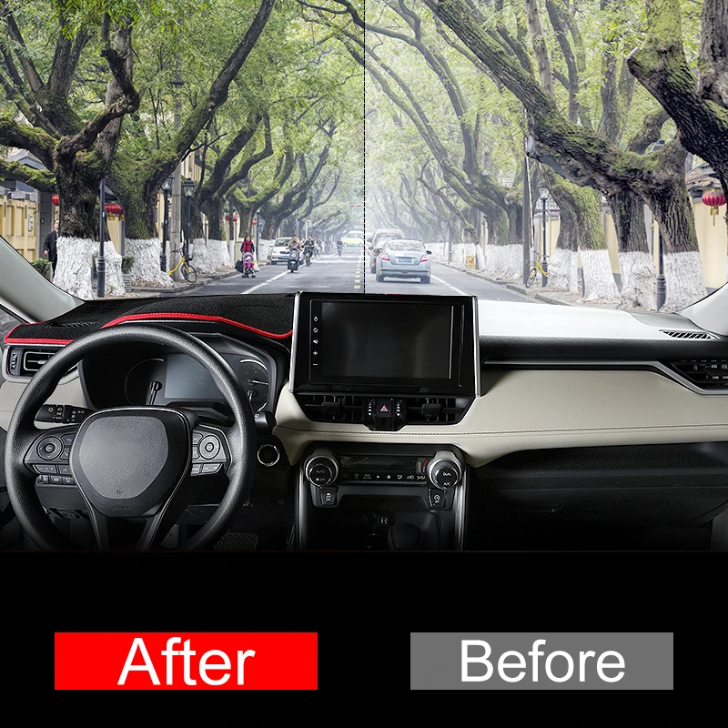 Enhanced Sun Shade Dashboard Mat | Car Instrument Desk Cover Accessory